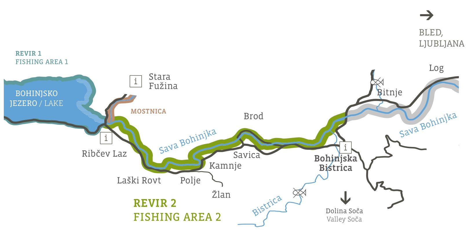 Map of the fishing area in Bohinj-02-1024x373